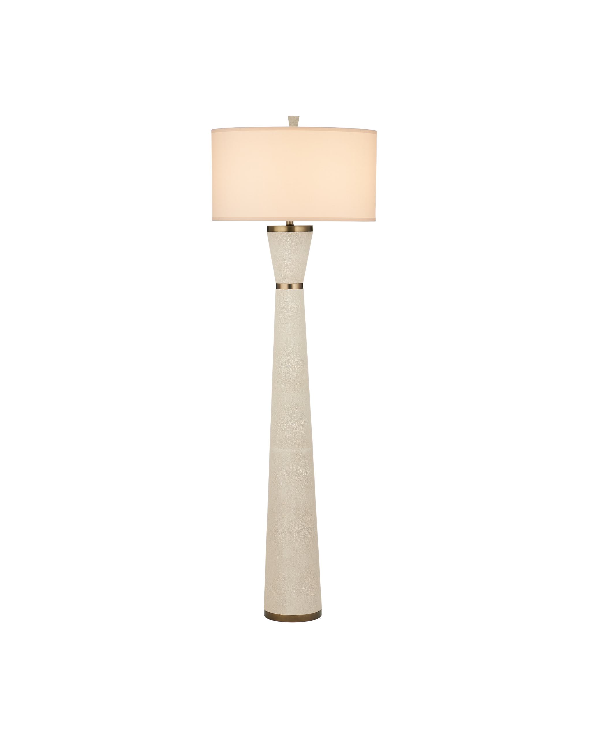 Currey & Company Galuchat Hourglass Floor Lamp