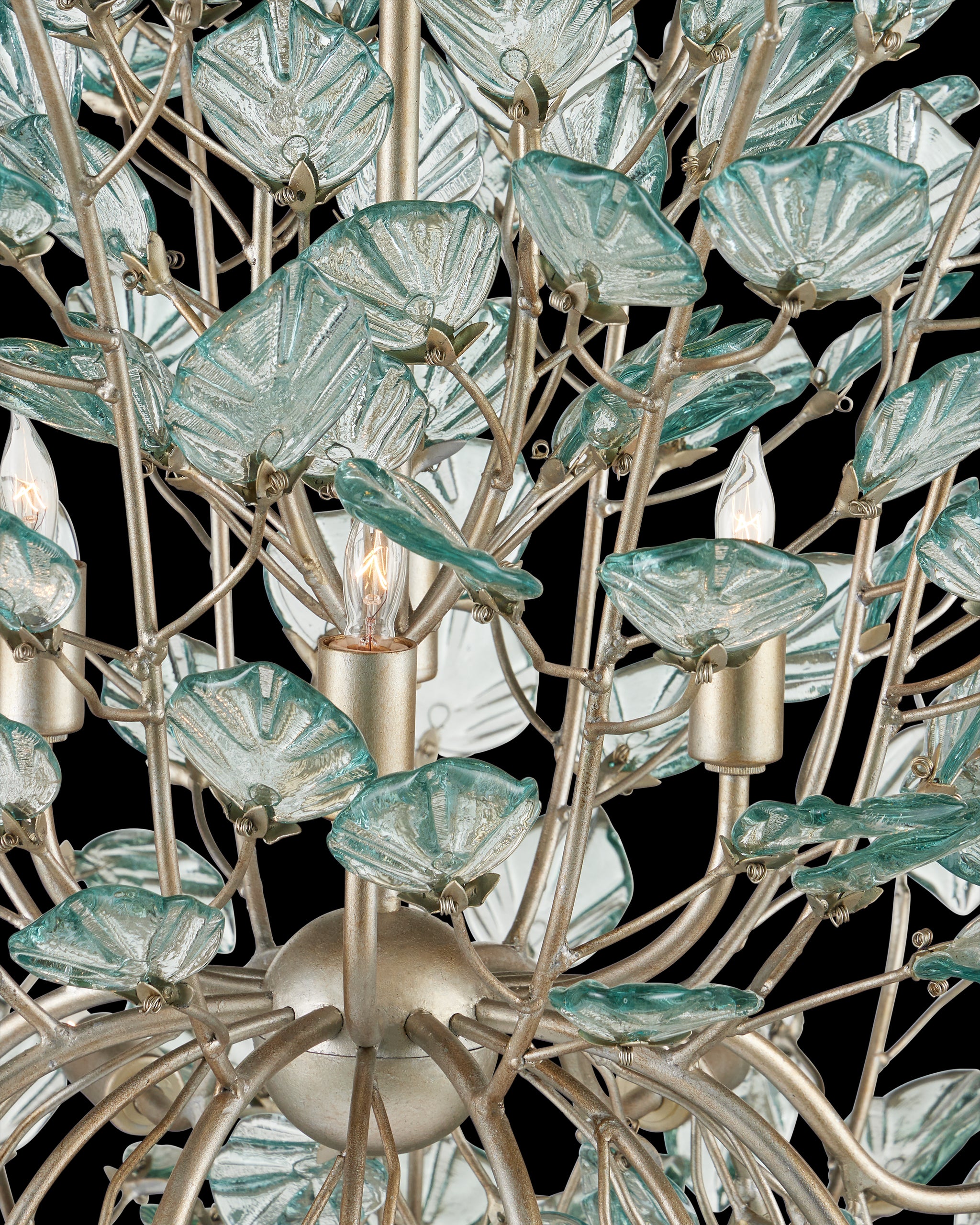 Currey & Company Baobab Large Silver Chandelier