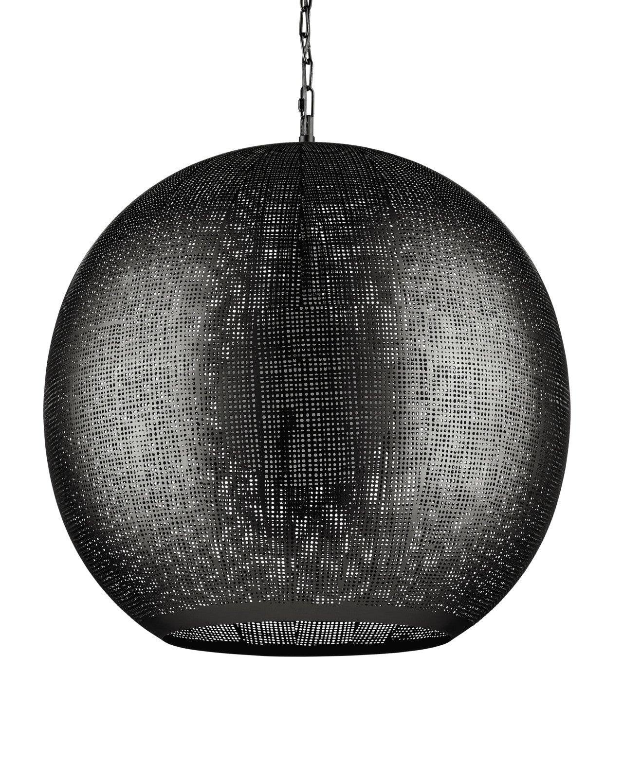 Currey & Company Buckram 24" 1 Light Orb Pendant