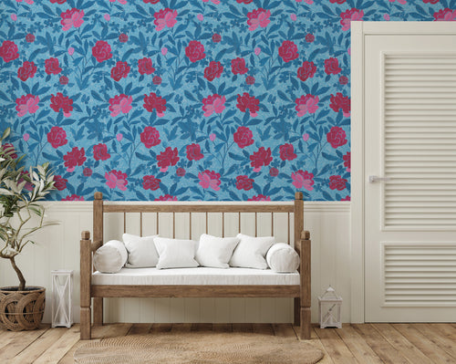 Paule Marrot Large Scale, Floral Bouquet Wallpaper