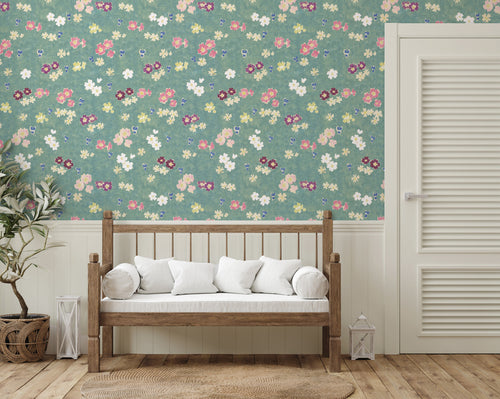 Paule Marrot Large Scale, Flower Field Wallpaper