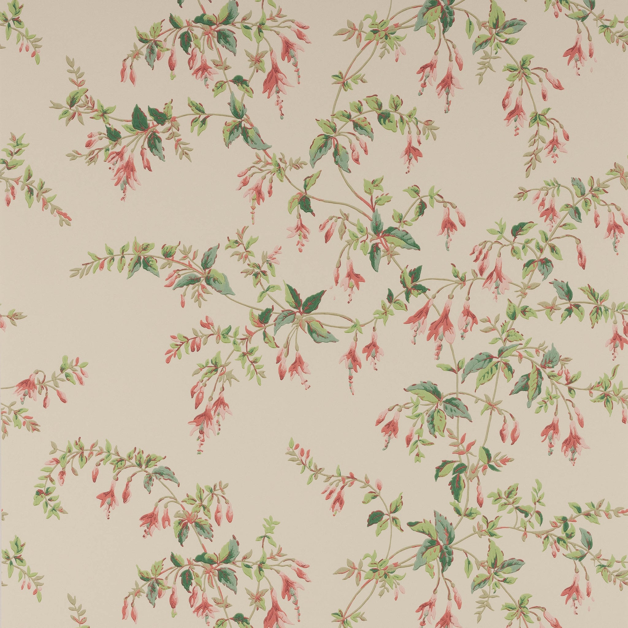 Colefax and Fowler Fuchsia Wallpaper
