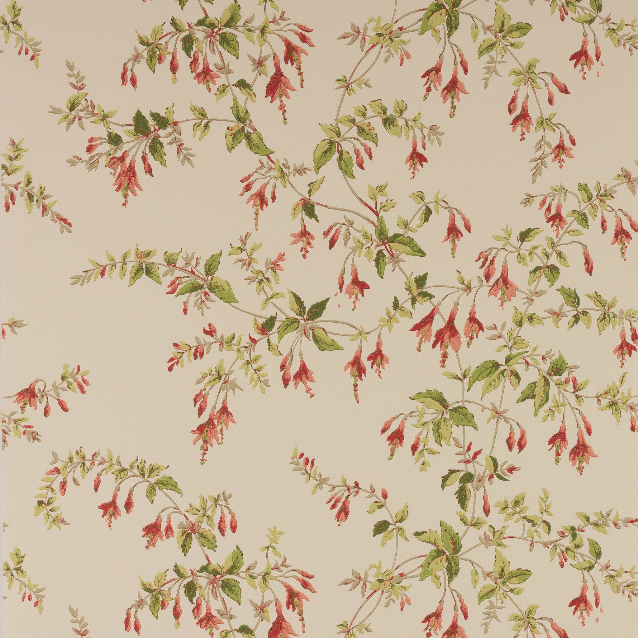 Colefax and Fowler Fuchsia Wallpaper