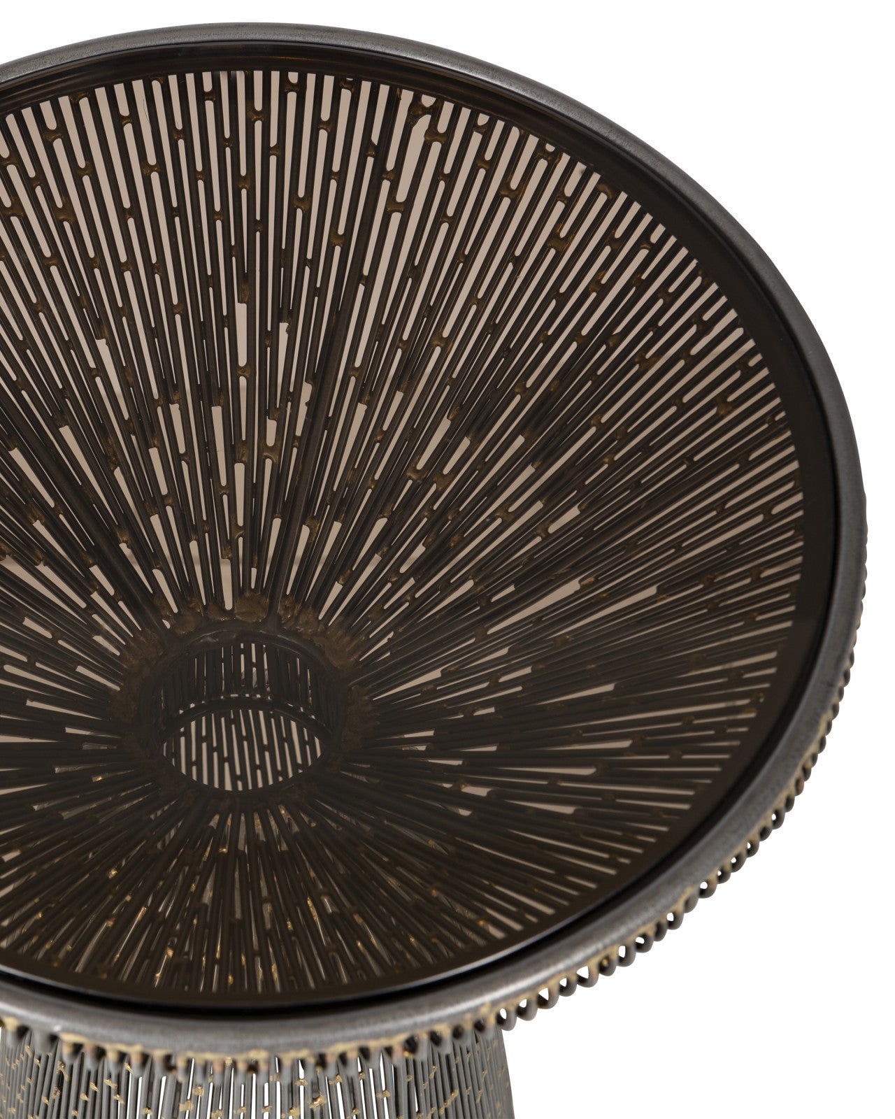 Currey & Company 23.75" Canopus Iron Accent Table