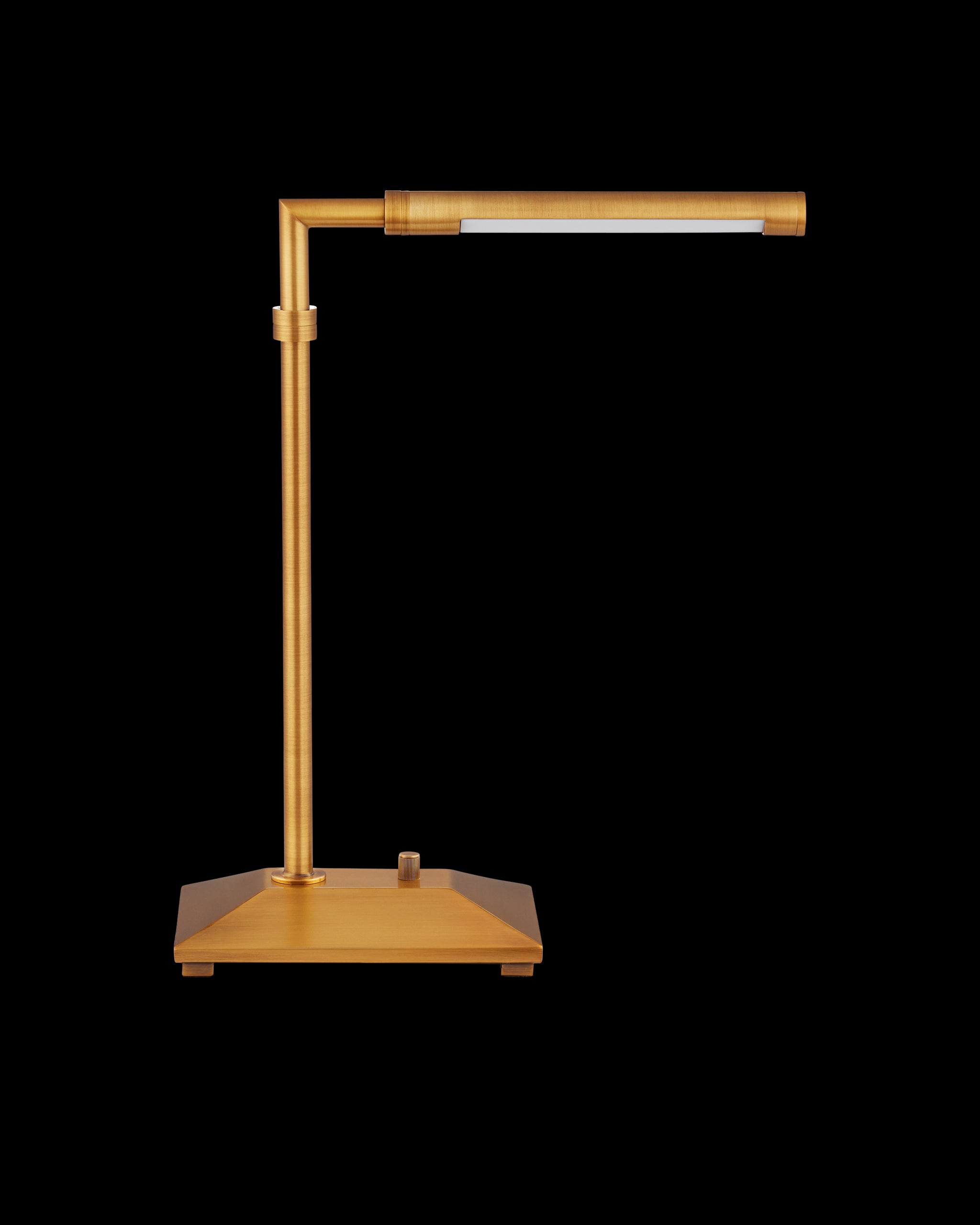 Currey & Company Autrand Brass Desk Lamp