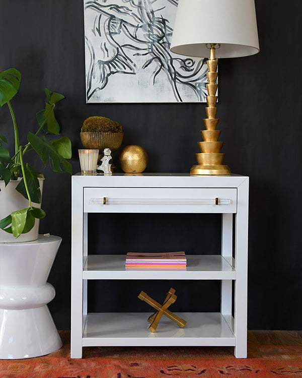 Worlds Away Garbo Nightstand