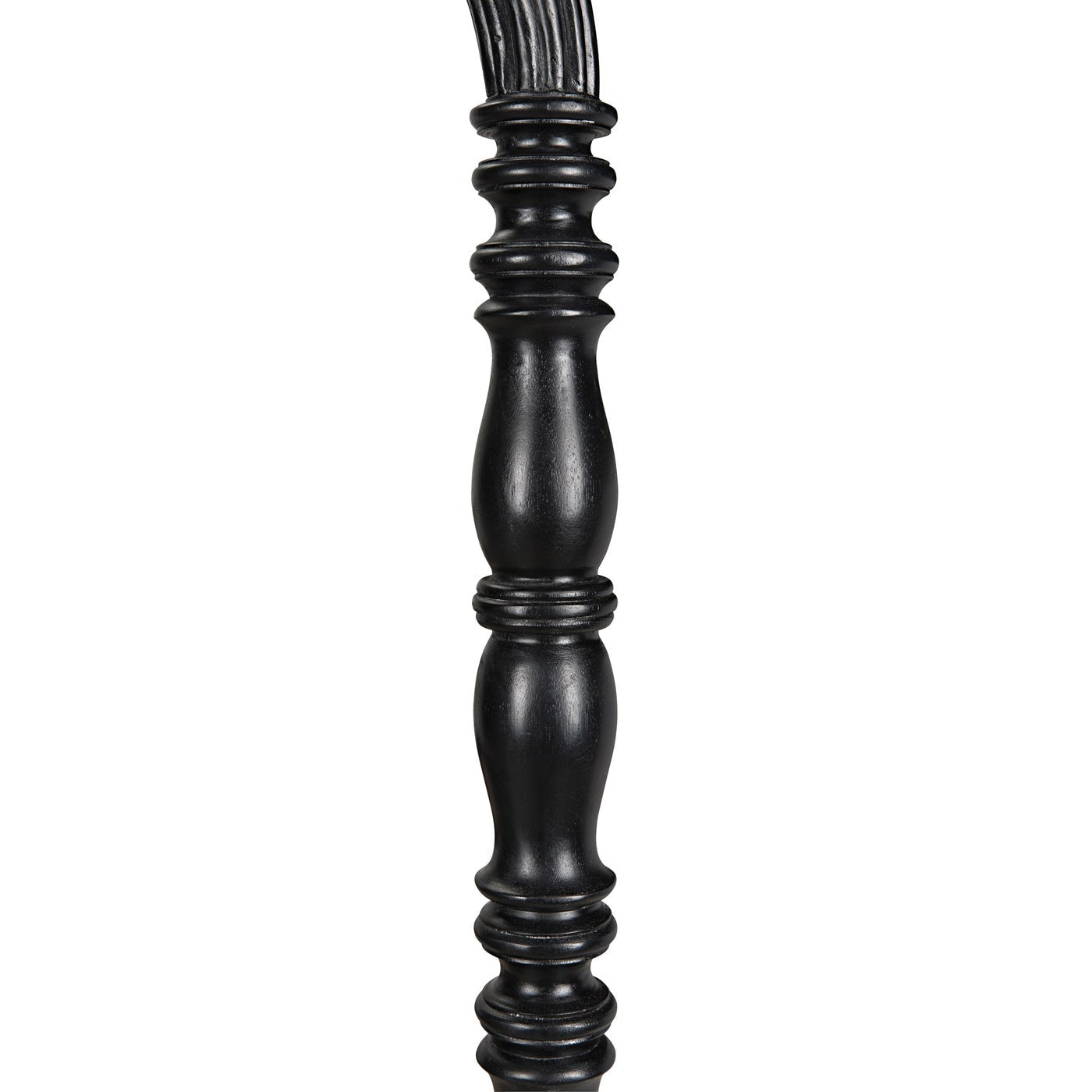 Noir Bachelor Bed, Twin, Hand Rubbed Black