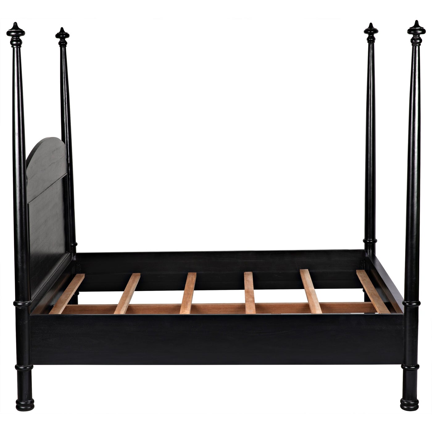 Noir New Douglas Bed, Eastern King, Hand Rubbed Black