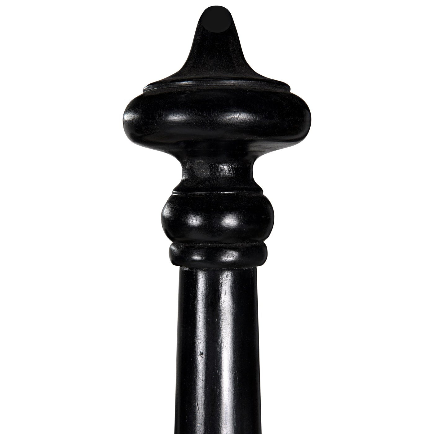 Noir New Douglas Bed, Eastern King, Hand Rubbed Black