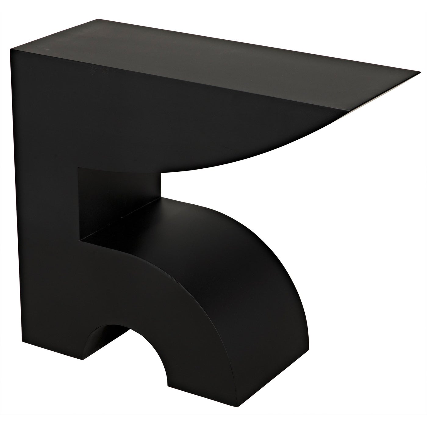 Noir Shiba Console, Black Steel