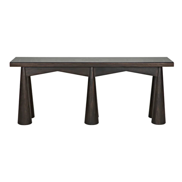 Noir Tutankhamun Console, Ebony Walnut