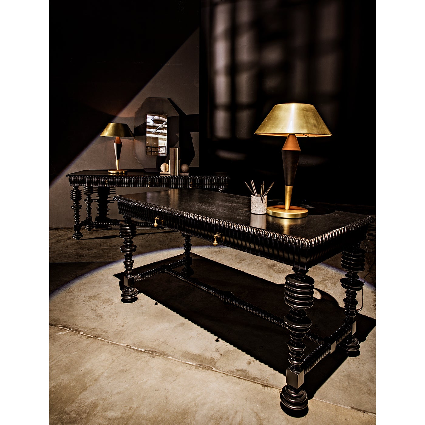 Noir Portuguese Desk, Small