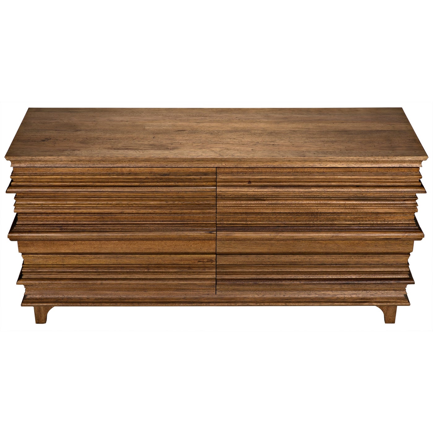 Noir Bernard 6 Drawer, Dark Walnut