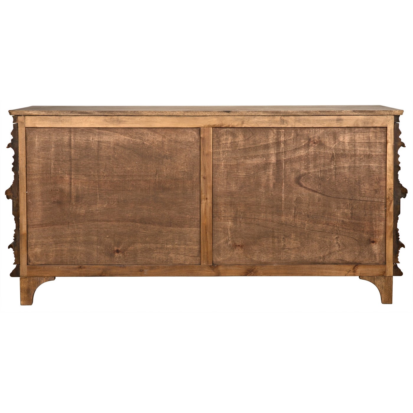 Noir Bernard 6 Drawer, Dark Walnut