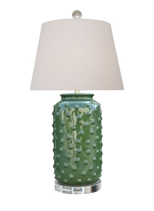Porcelain Dots Vase Lamp