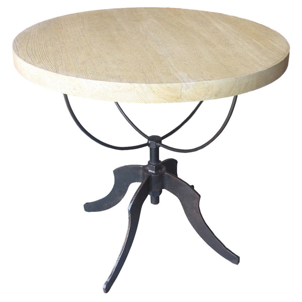 Noir Wine Table With Adjustable Base