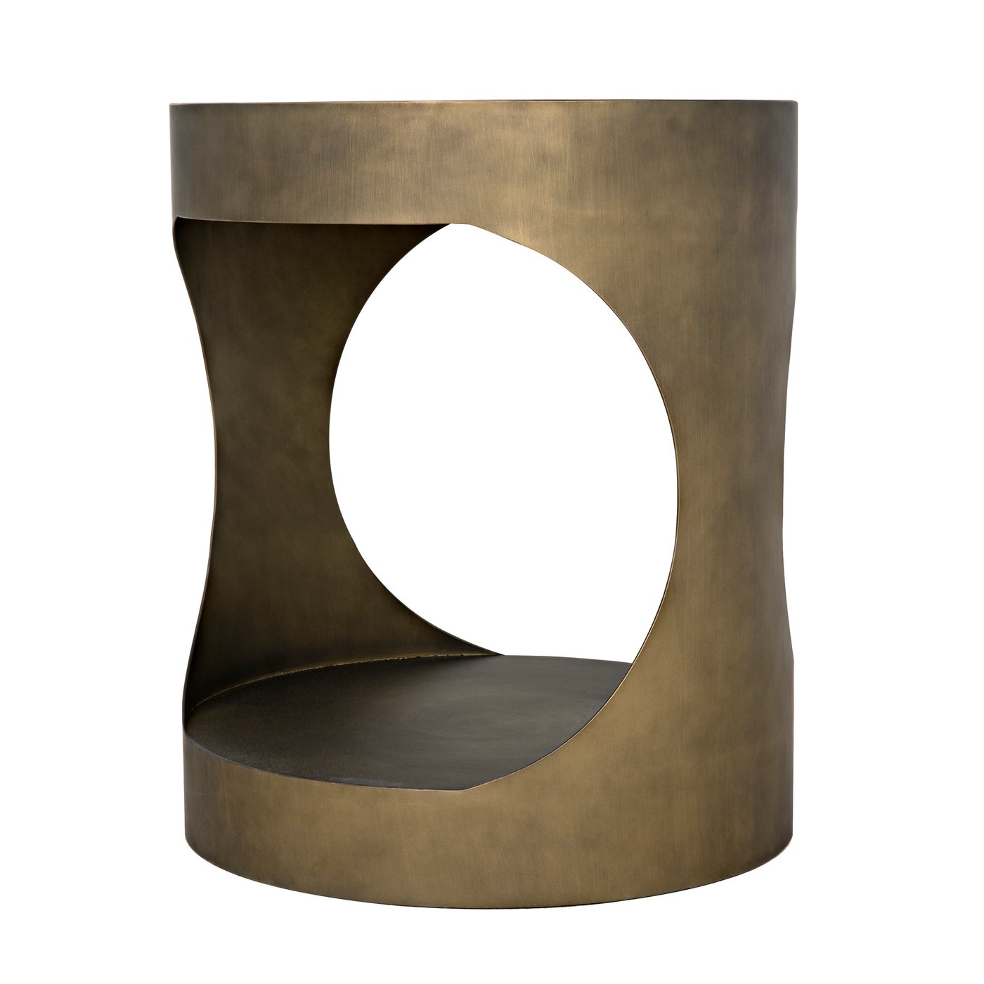 Noir Eclipse Round Side Table