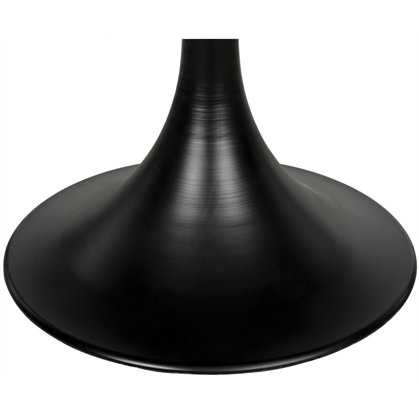 Noir Herno Table, 48", Black Steel