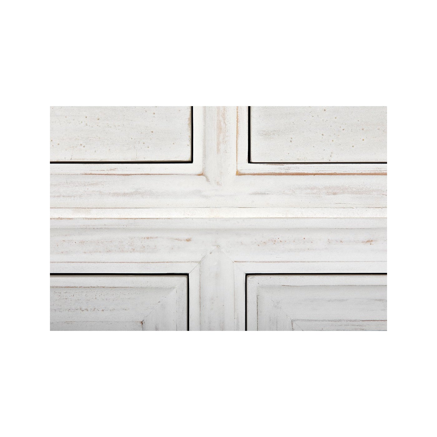 Noir Resistance Dining Table, White Wash