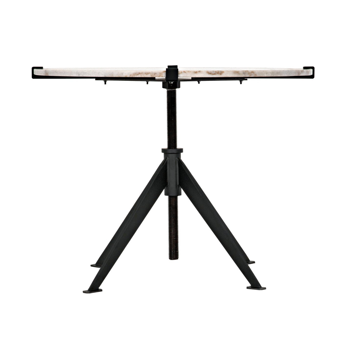 Noir Edith Adjustable Side Table, Large