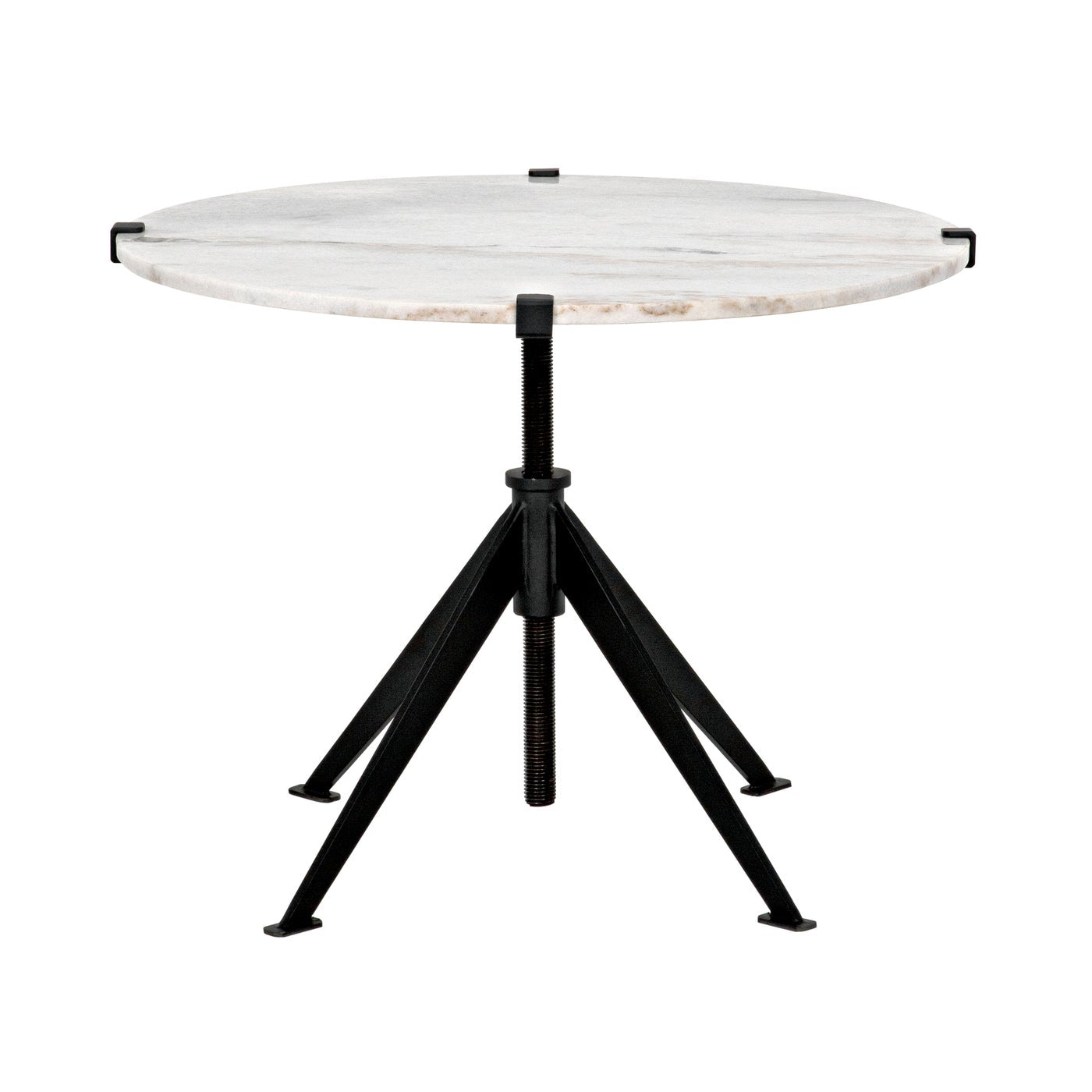 Noir Edith Adjustable Side Table, Large
