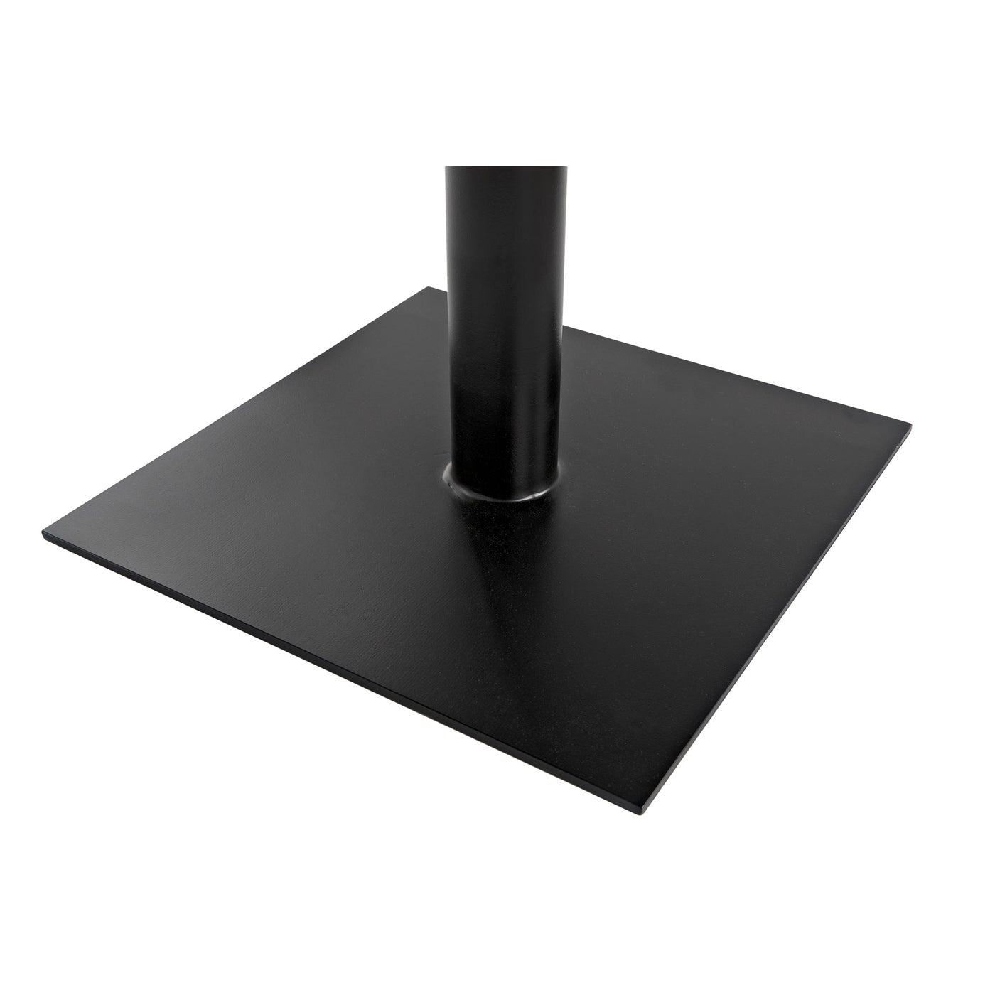 Noir Mies Side Table, Black Steel
