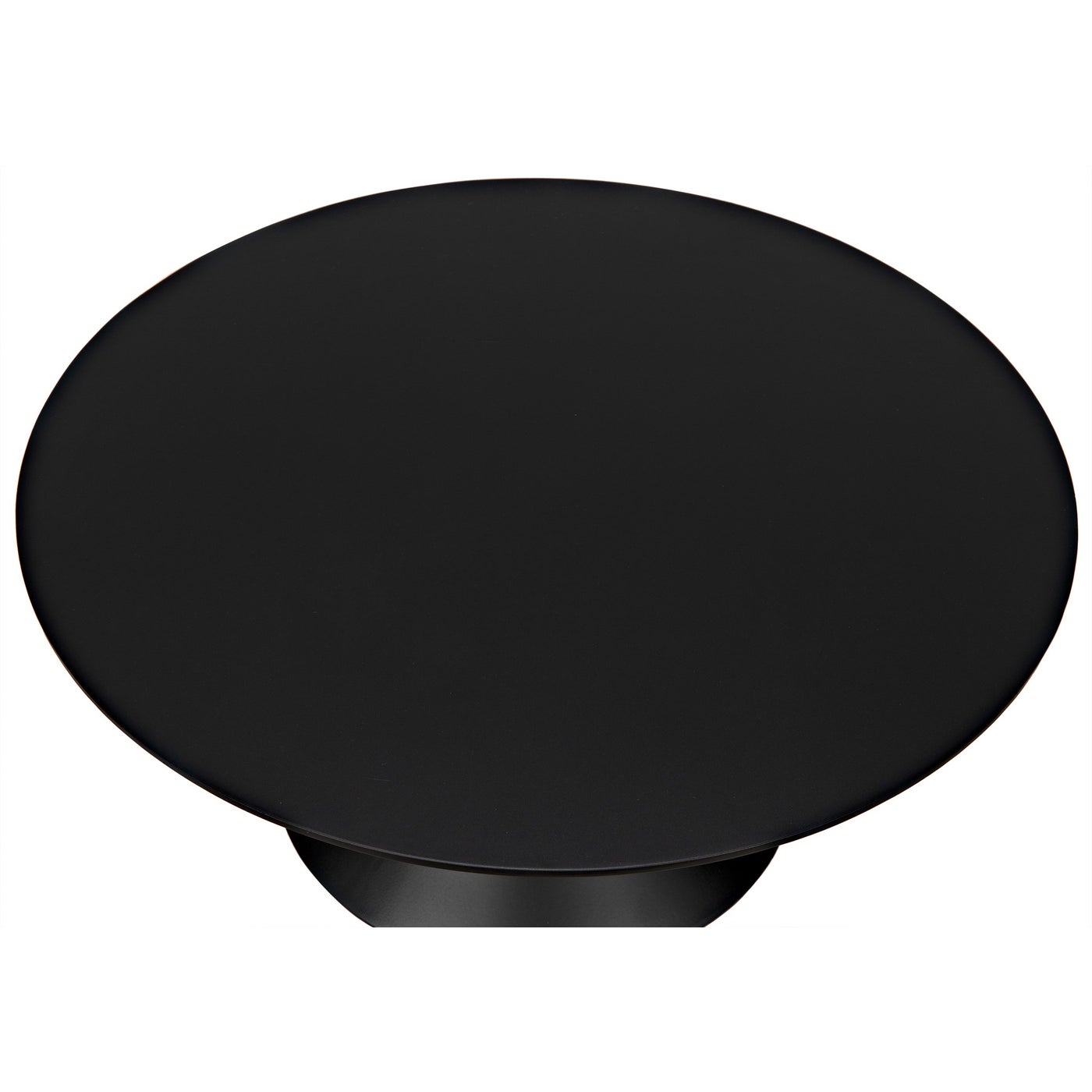 Noir Zasa Side Table, Black Steel