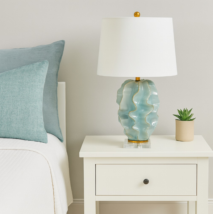 Old World Designs Hannah Wave Lamp