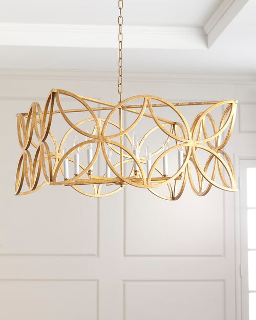 Old World Design McCarty Gold Chandelier