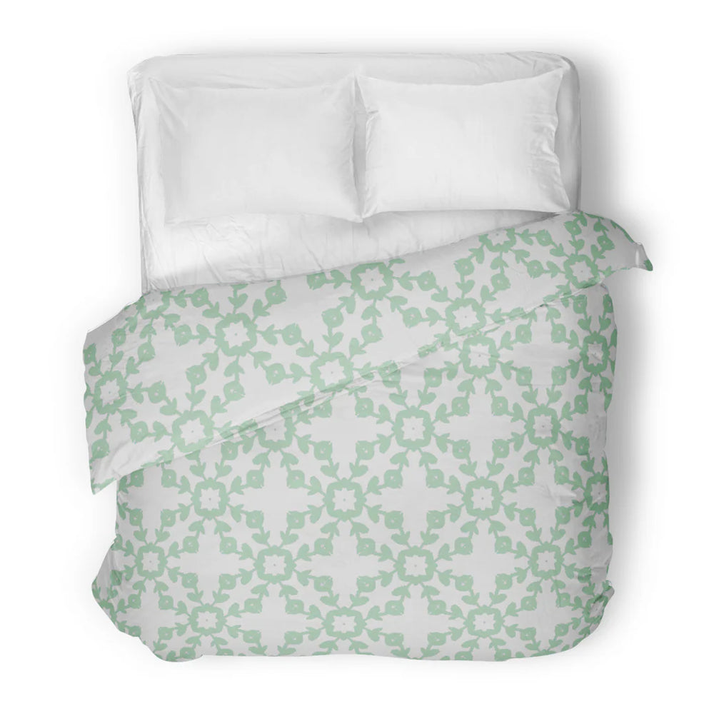 Laura Park Highlands Mint Bedding Collection