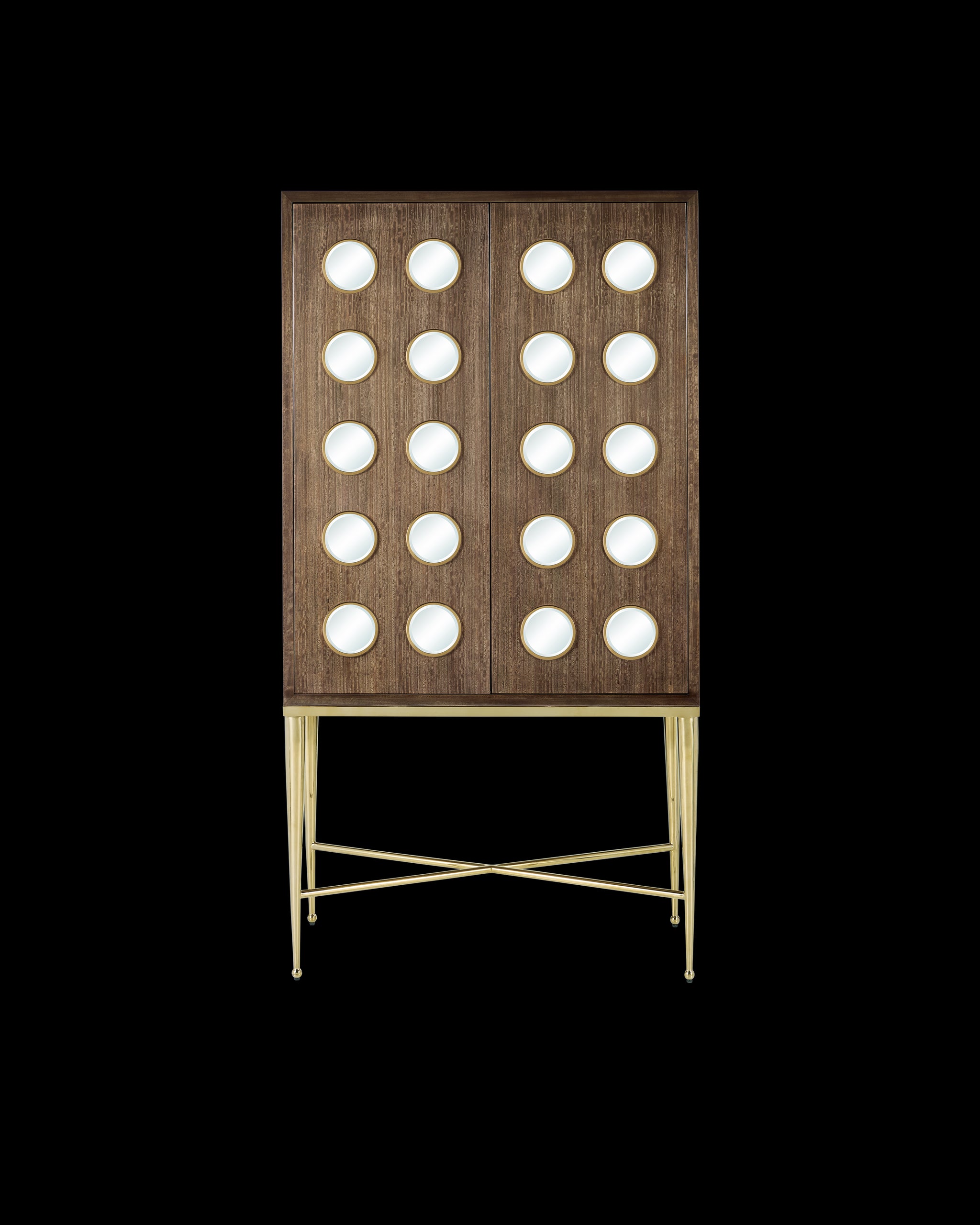 Currey & Company Colette Bar Cabinet