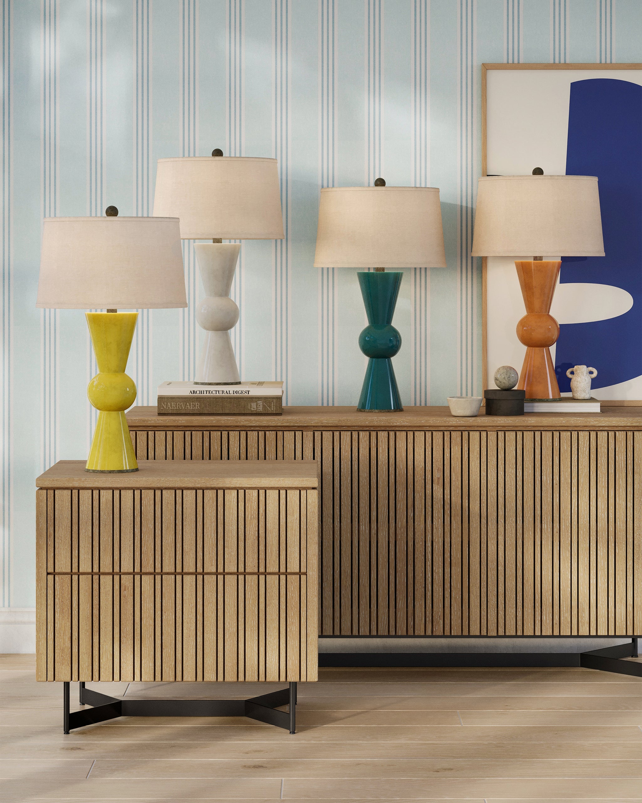 Currey & Company Upbeat Yellow Table Lamp