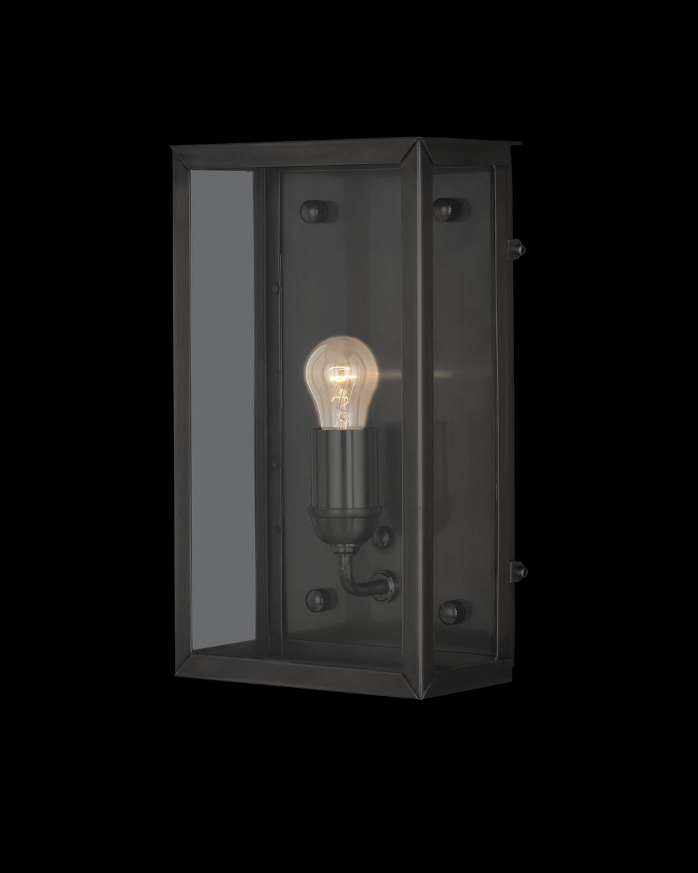 Currey & Company Royster Black Outdoor Wall Sconce