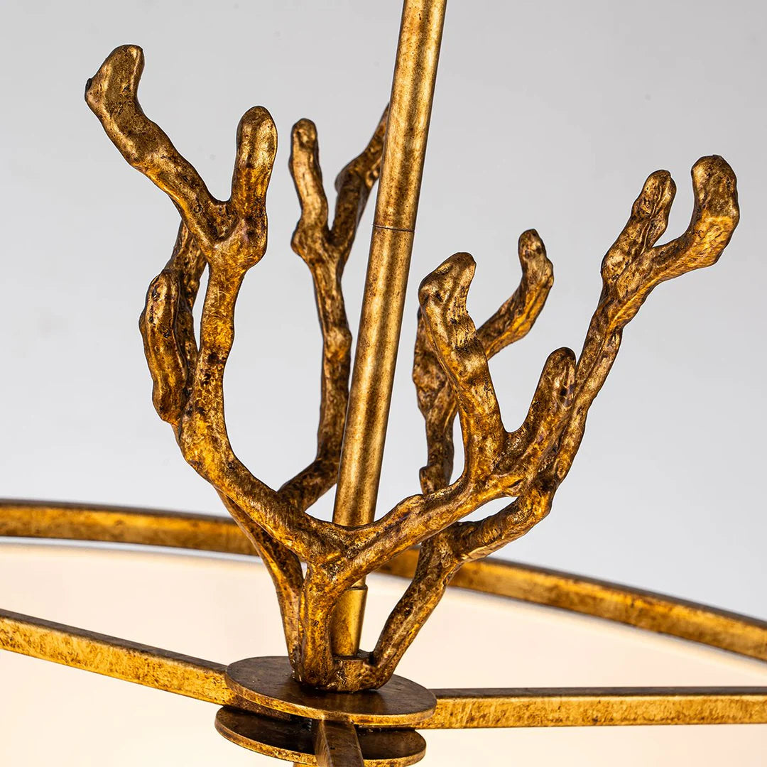 Lucas McKearn Coral Chandelier Gold
