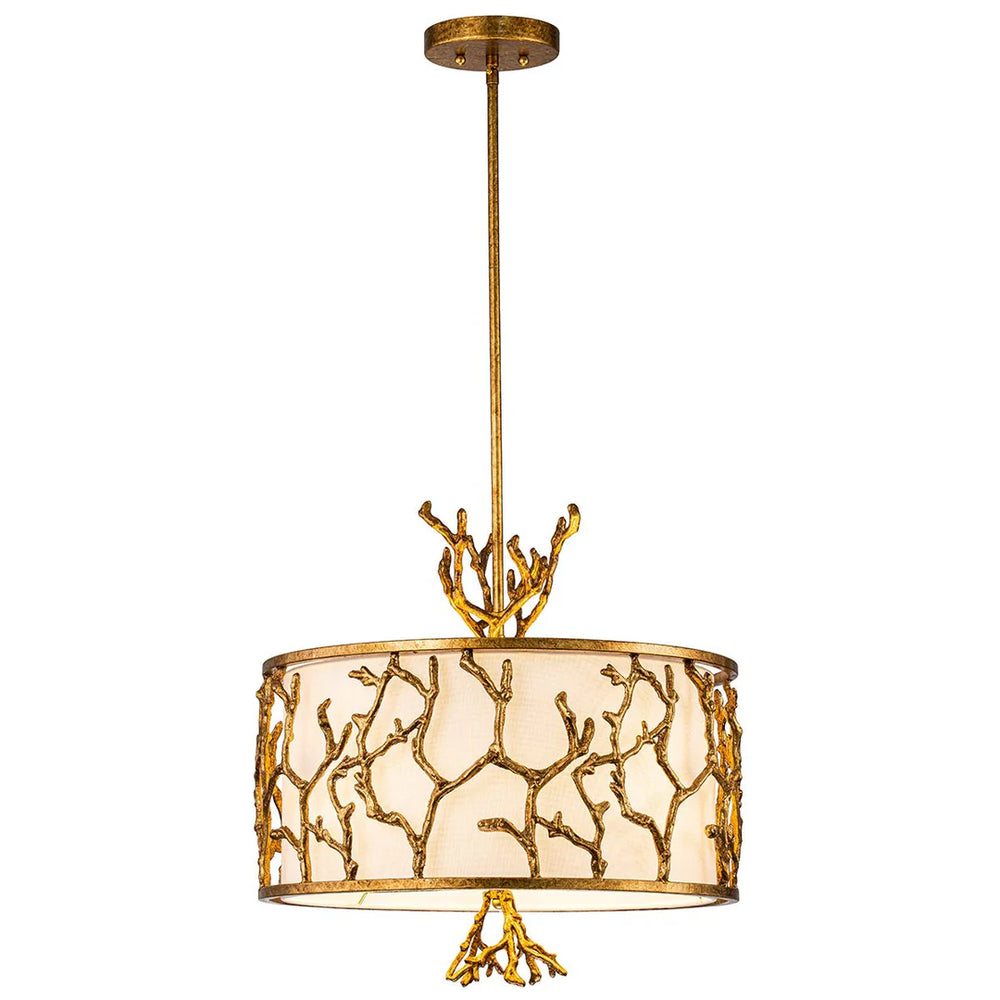 Lucas McKearn Coral Chandelier Gold