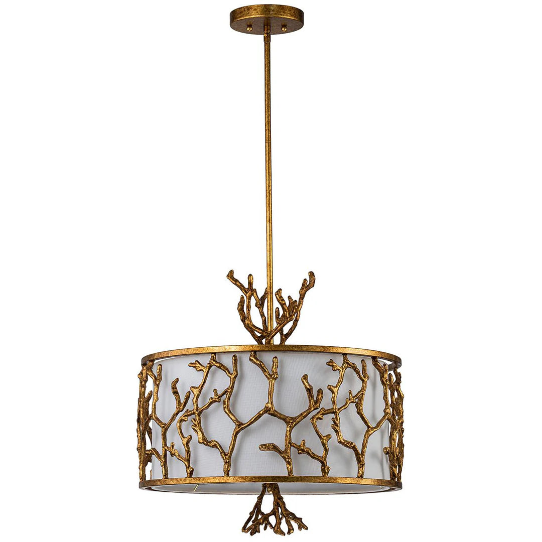 Lucas McKearn Coral Chandelier Gold