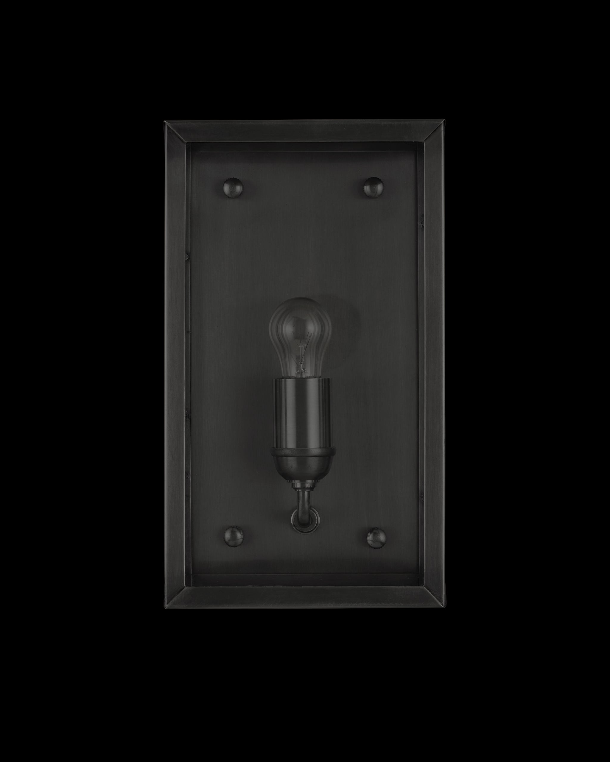 Currey & Company Royster Black Outdoor Wall Sconce