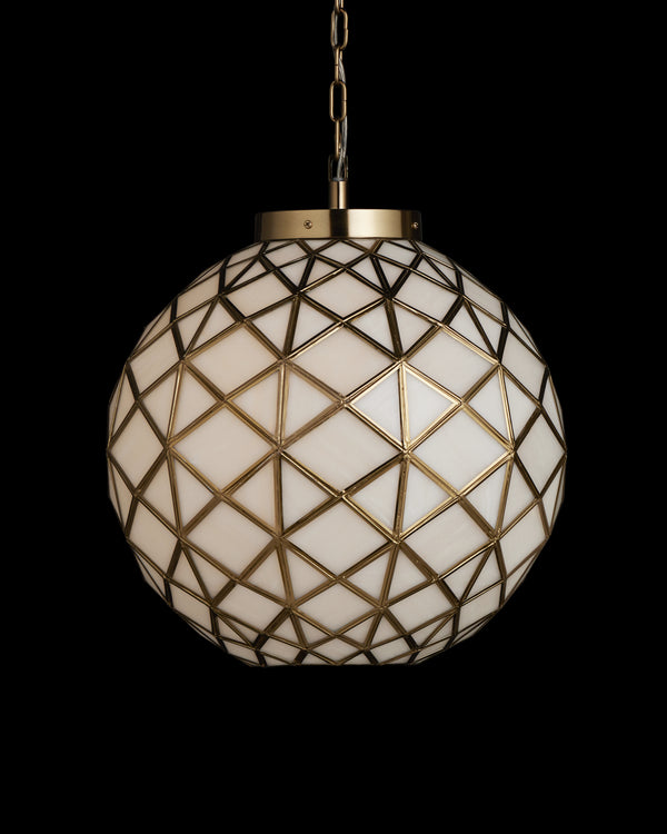 Currey & Company Polyhedron Small Pendant