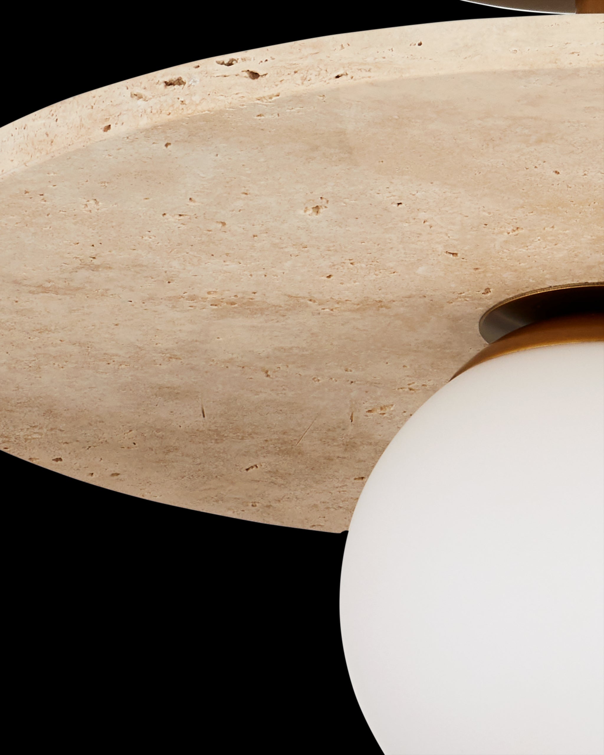 Currey & Company Apricity Semi Flush Mount