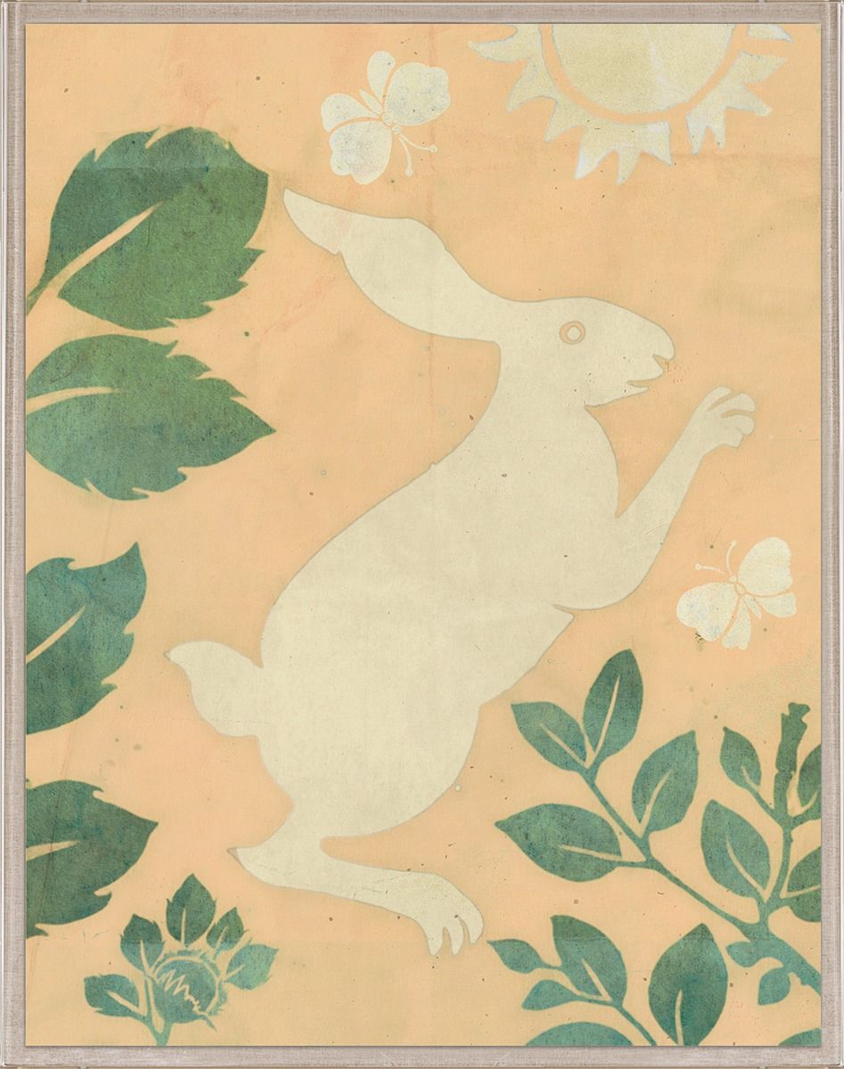 Frederick Steiner Archive, Jumping Rabbits in Sepia