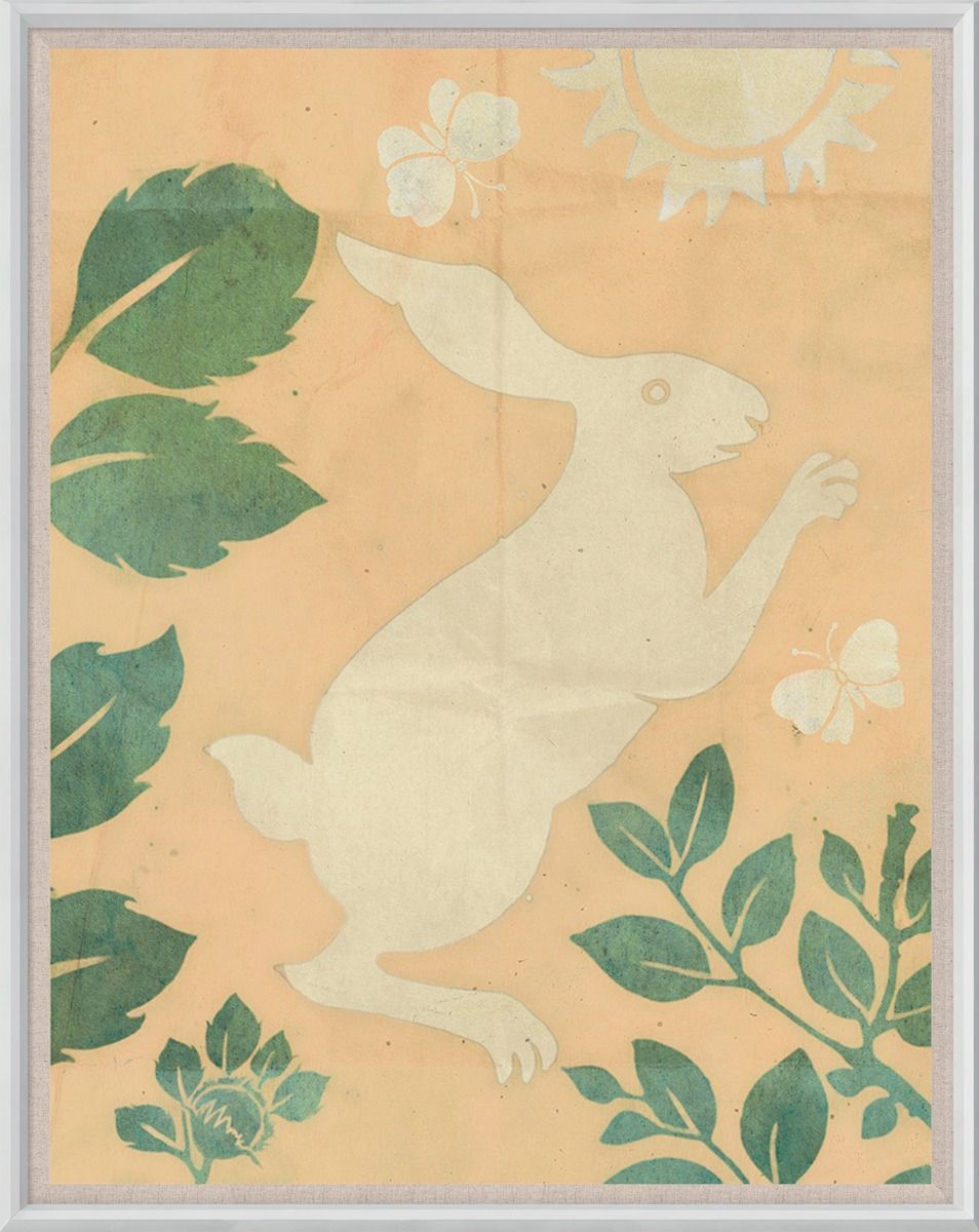 Frederick Steiner Archive, Jumping Rabbits in Sepia