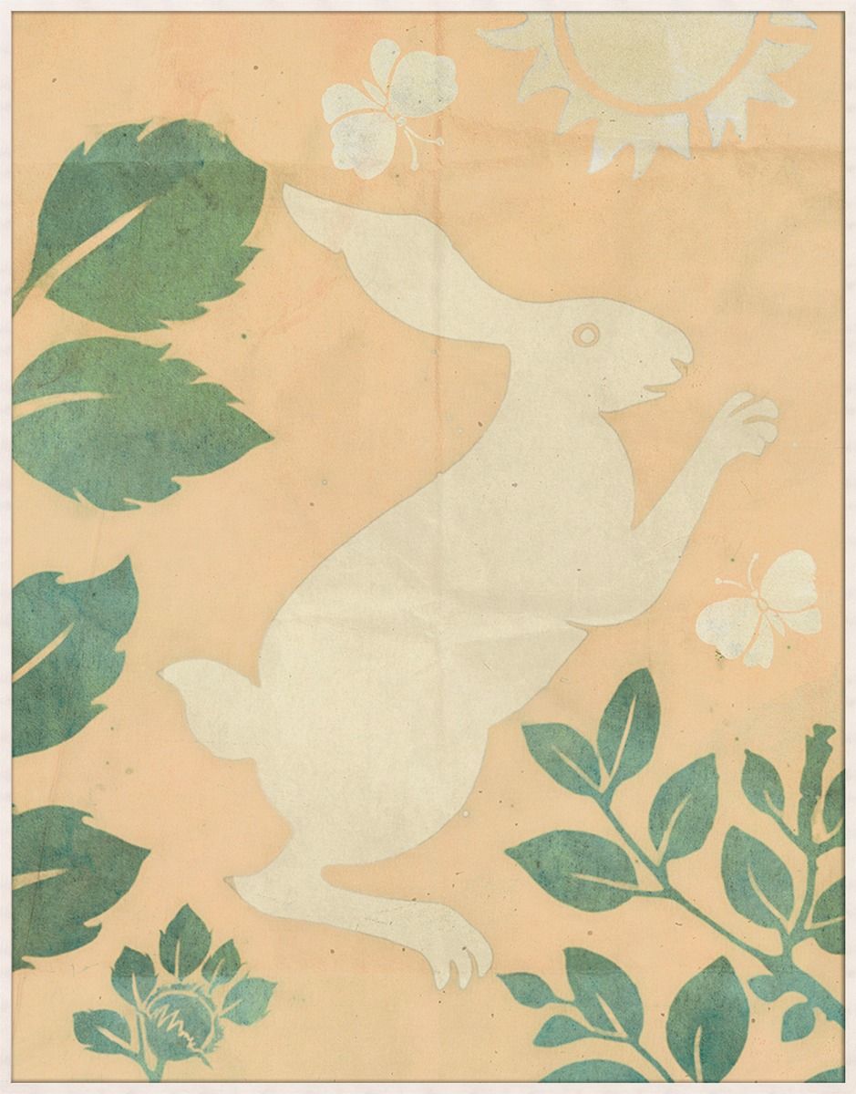 Frederick Steiner Archive, Jumping Rabbits in Sepia