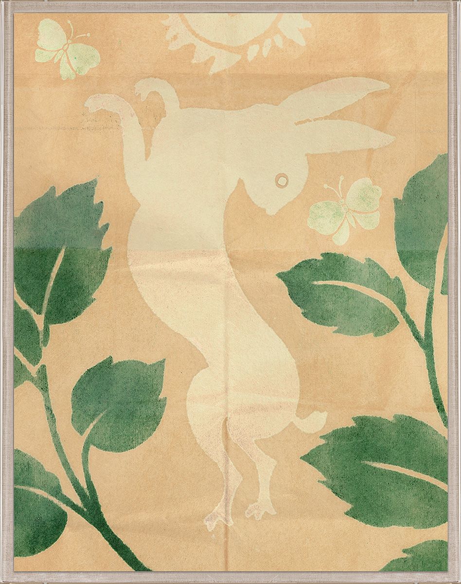 Frederick Steiner Archive, Jumping Rabbits in Sepia