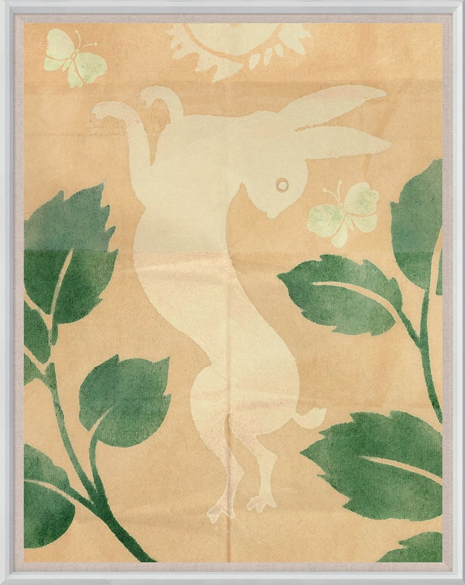 Frederick Steiner Archive, Jumping Rabbits in Sepia