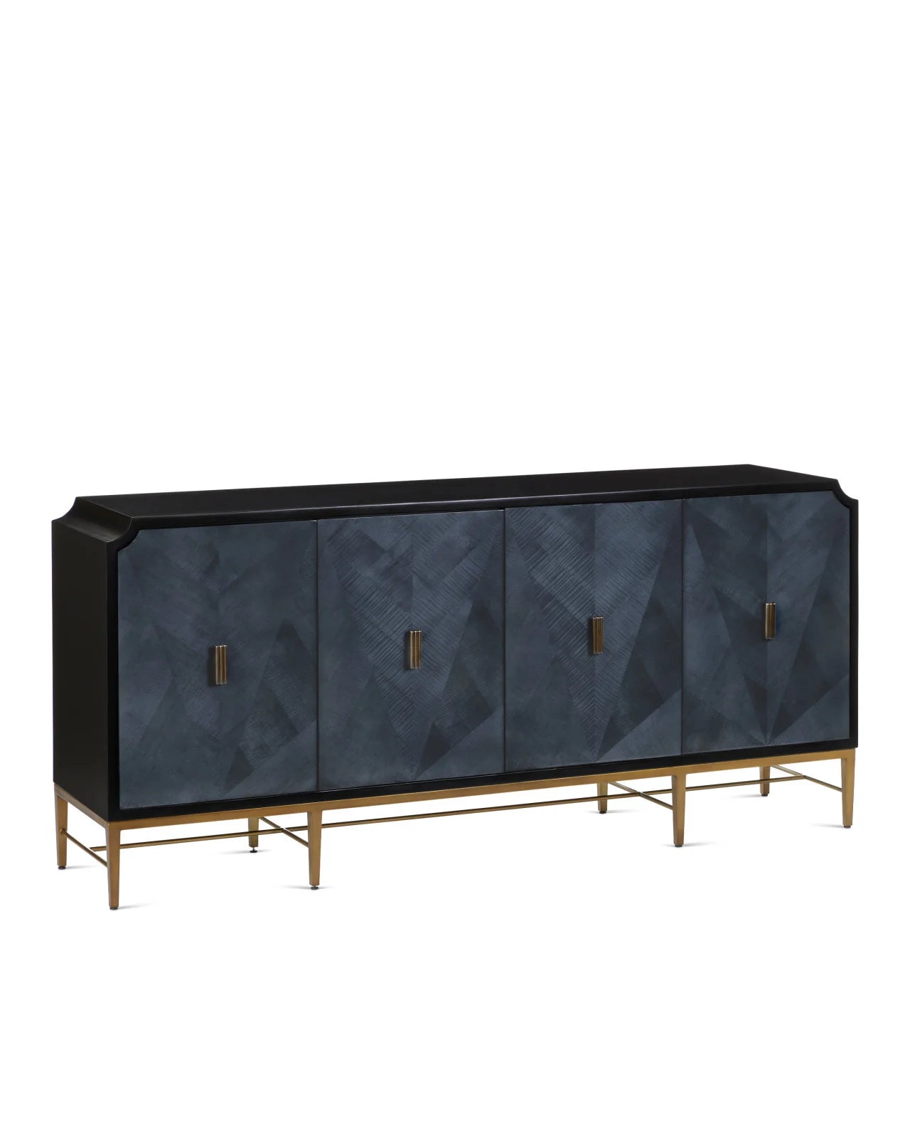 Currey And Company Kallista Blue Credenza