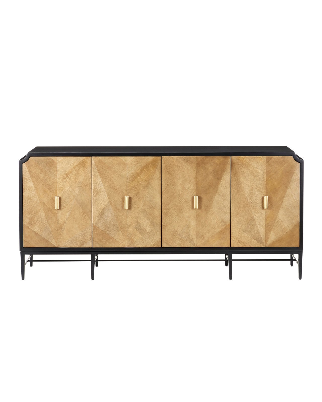Currey & Company Kallista Mahogany Taupe Credenza