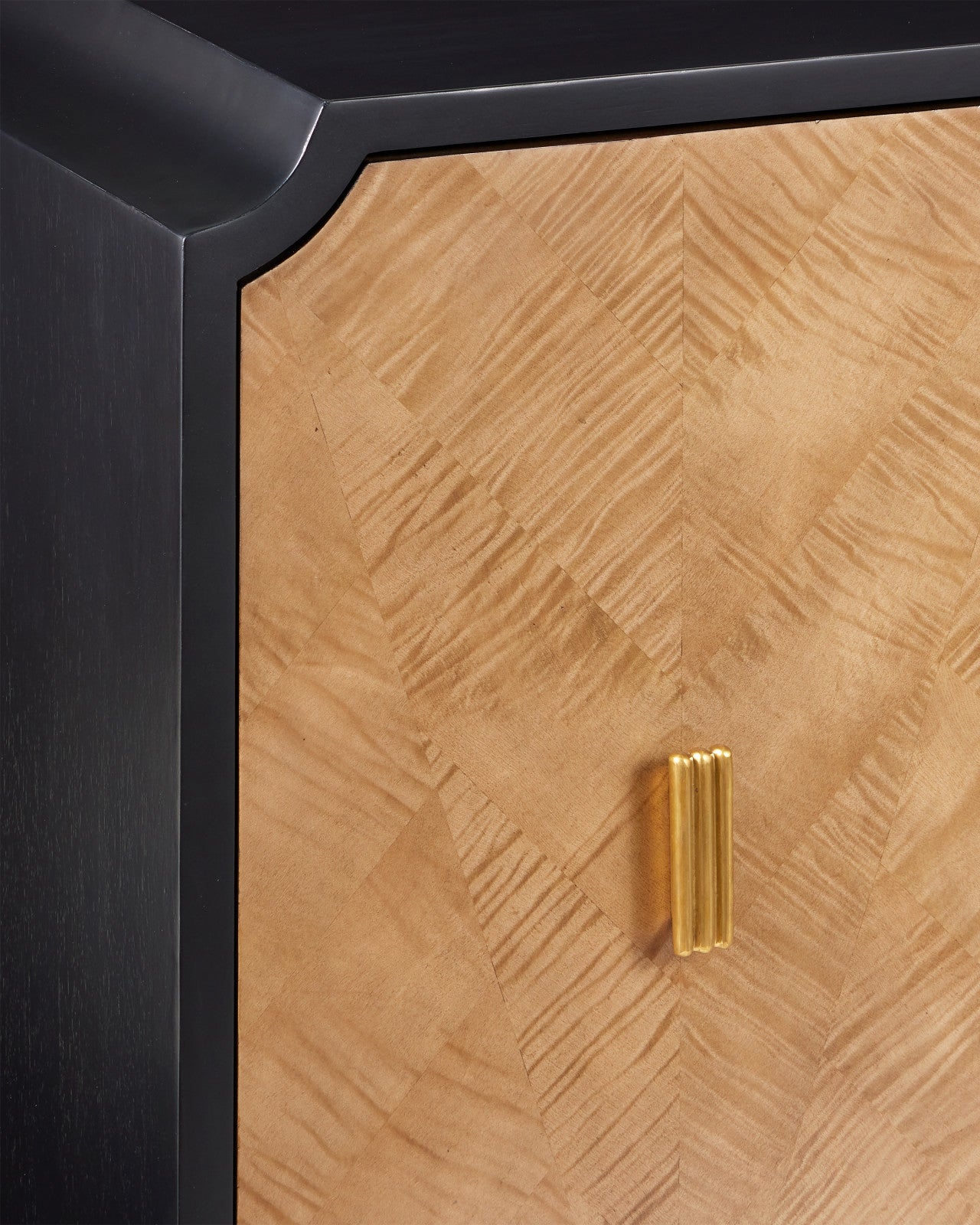 Currey & Company Kallista Mahogany Taupe Cabinet