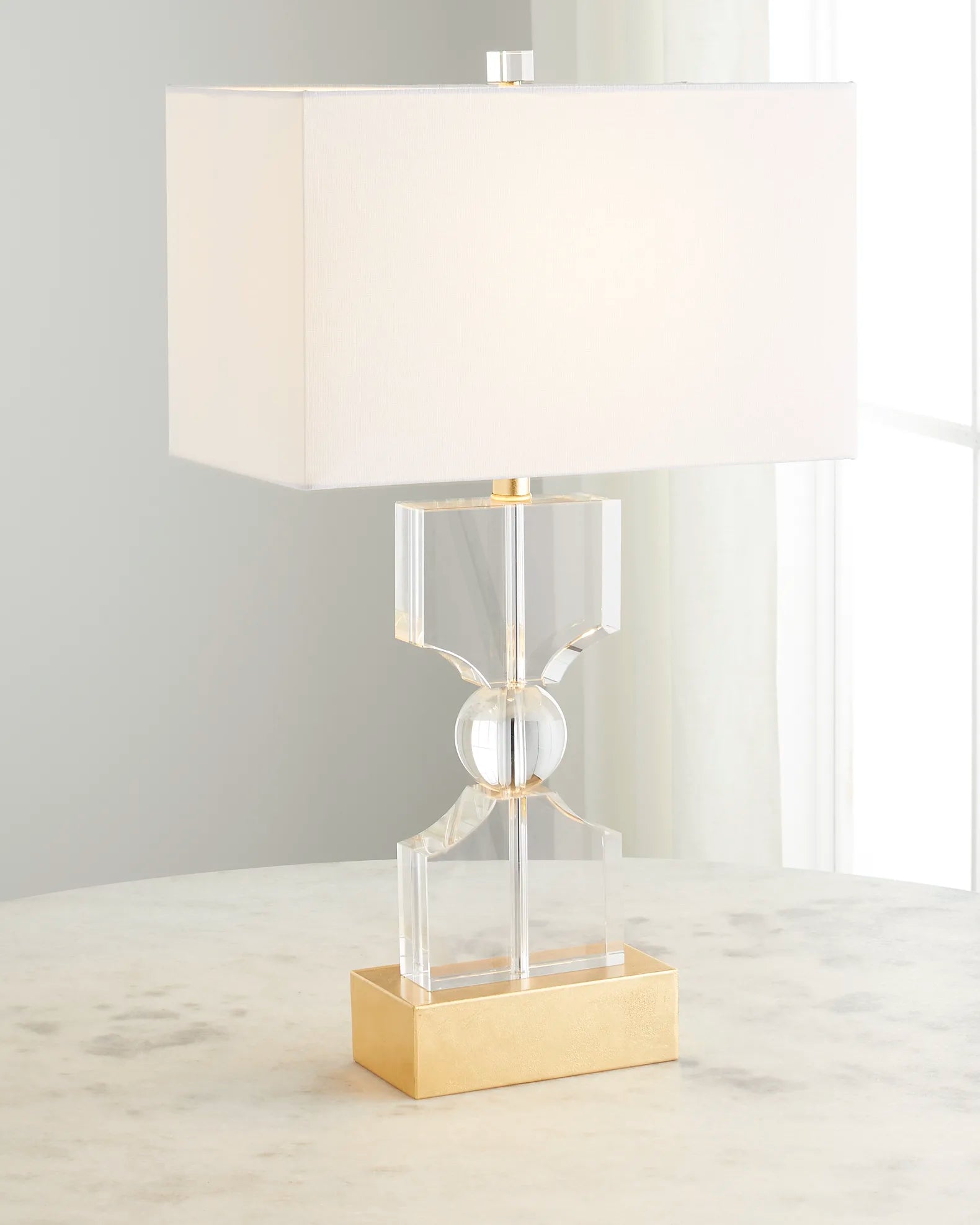 Old World Design Kingston Crystal Table Lamp