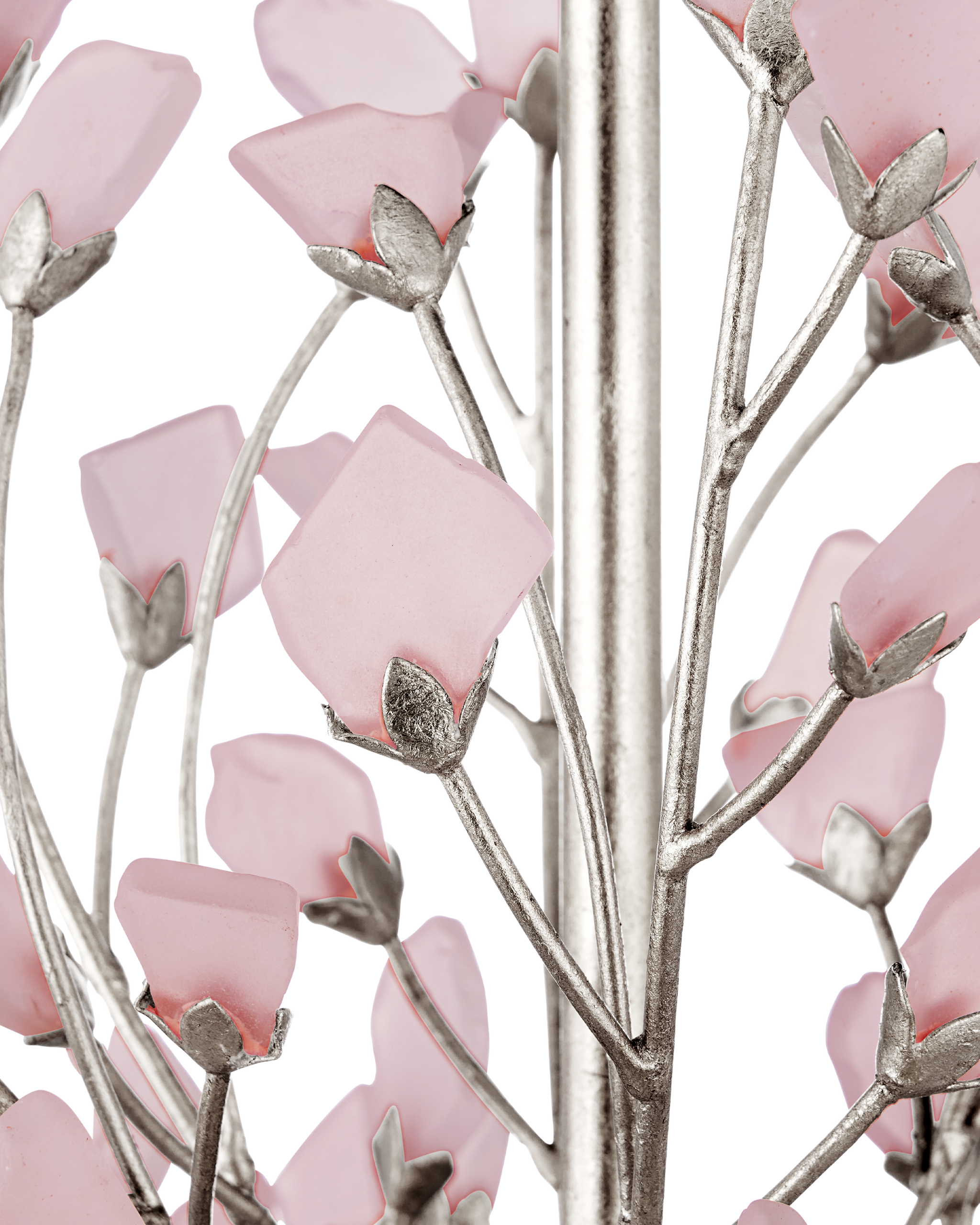 Currey & Company Fiorella Pink Chandelier