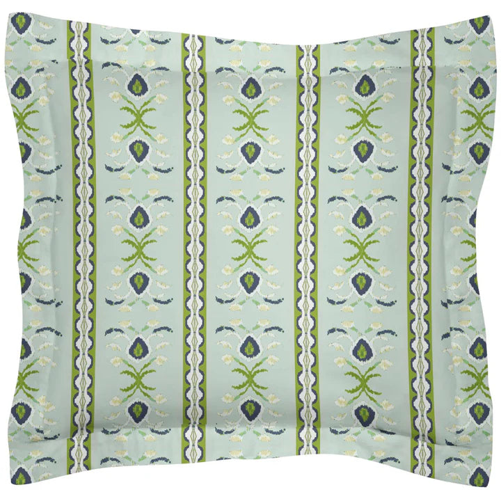Laura Park Rosemary Stripe Lagoon Bedding Collection